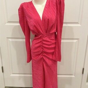 Elegant Pink Women's Dress